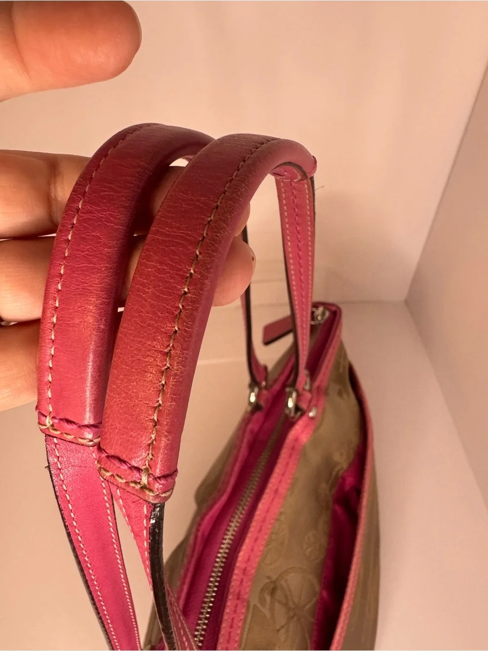 Coach signature khaki